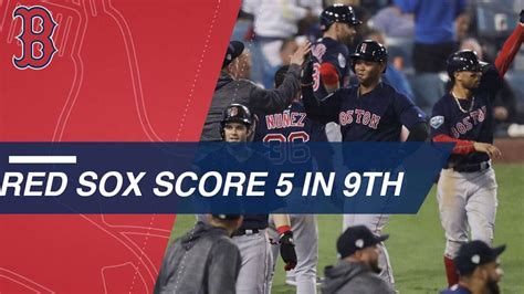 El marcador oficial de Los Red Sox de Boston que incluye Gameday, videos, jugadas destacadas, y resultados.